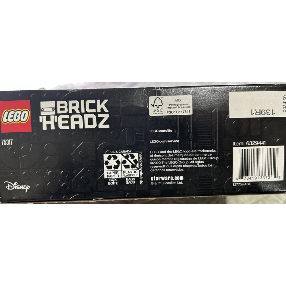 LEGO Star Wars BrickHeadz 75317 Mandalorian & The Child 295 pcs Box 2020